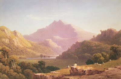 Vista en el norte de Gales de George Fennel Robson